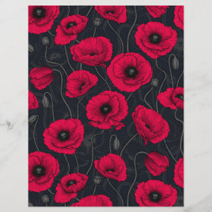 Poppies vermelhos