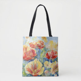 "Poppies VII" Tote Bag