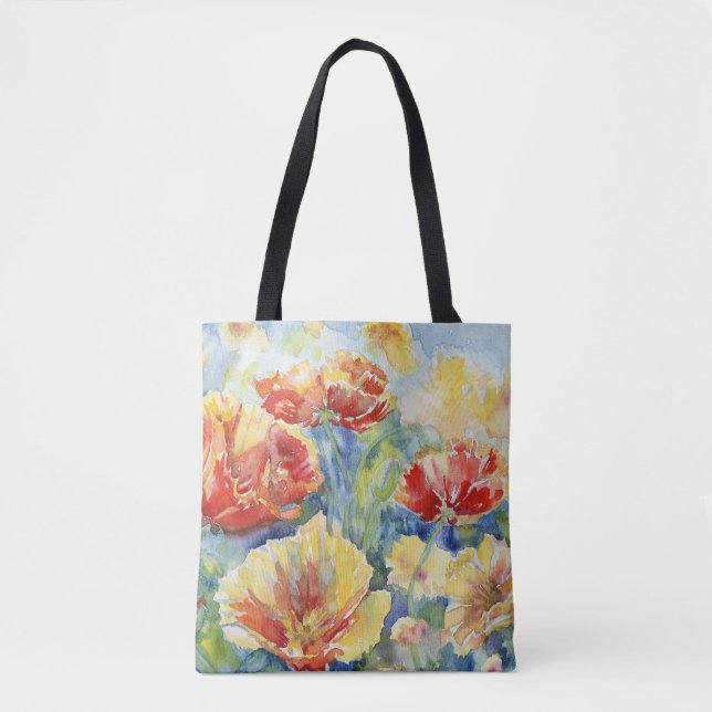 "Poppies VII" Tote Bag (Frente)