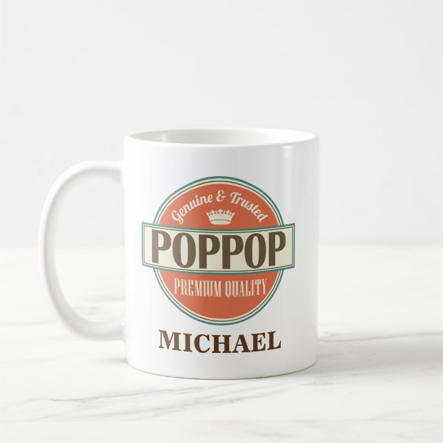 Poppop personalizou o presente da caneca (Esquerda)