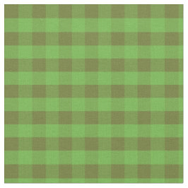 Poppy Fields Green Check Gingham Patterno Tecido