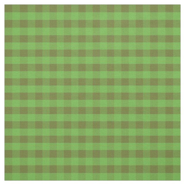 Poppy Fields Green Check Gingham Patterno Tecido (Modelo)
