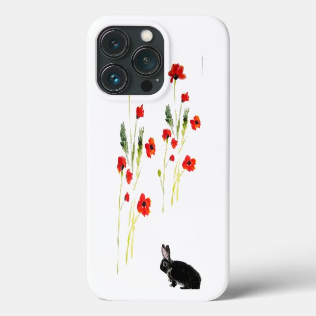 Poppy Flowers Coelho Art (Verso)