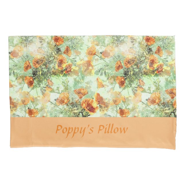 Poppy Pillowcase "Travesseiro da Poppy" personaliz (Frente)