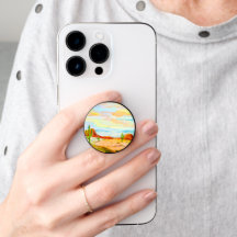 PopSocket de apoio telefônico à paisagem da arizon