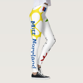 Populära leggings vita texto médico samiska tecken