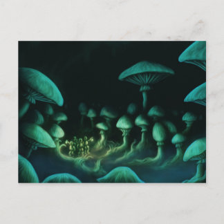 por baixo do cartão postal de fantasia da Earth Sc