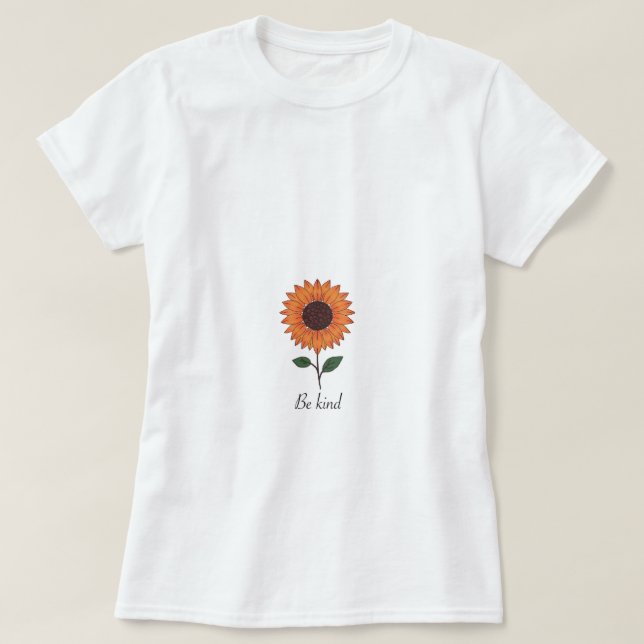 por camiseta Da coleção “kindness bloom” (Frente do Design)