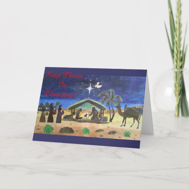 Por Deus, Ama O Cartão De Saudação Mundial (Frente)