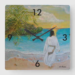 Por Deus, Tão Amado O Relógio Mundial Da Parede