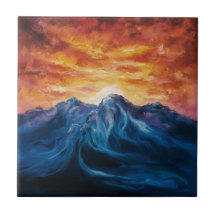 pôr do sol abstrato