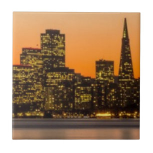 Por do sol bonito em San Francisco