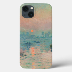 Pôr do sol de Monet no Sena Arte Fina Impressionis