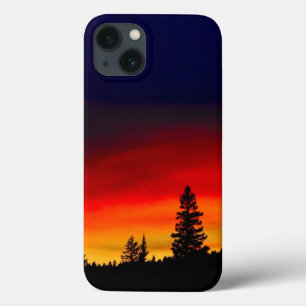Por do sol de Yellowstone