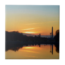 Pôr do sol do Capitol Hill.