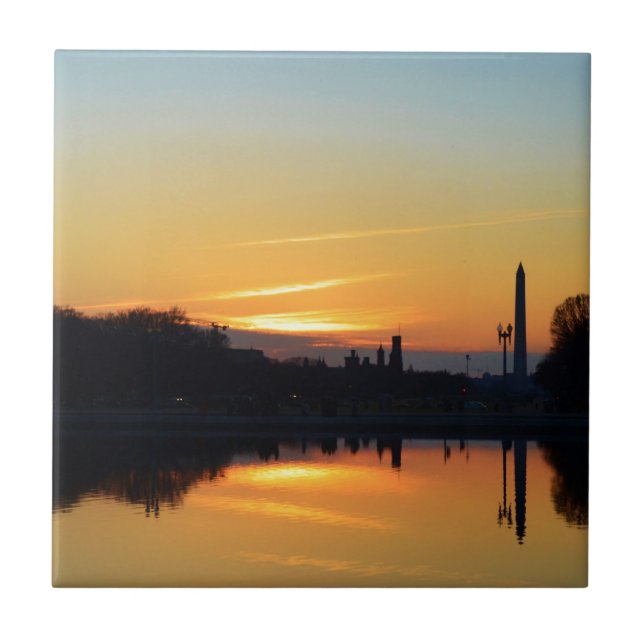 Pôr do sol do Capitol Hill. (Frente)