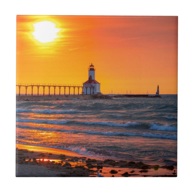 Por do sol do farol (Frente)