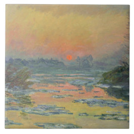 Pôr do sol do rio Sena no inverno (Claude Monet)