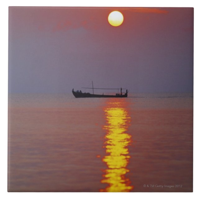 Por do sol e mar 2 (Frente)