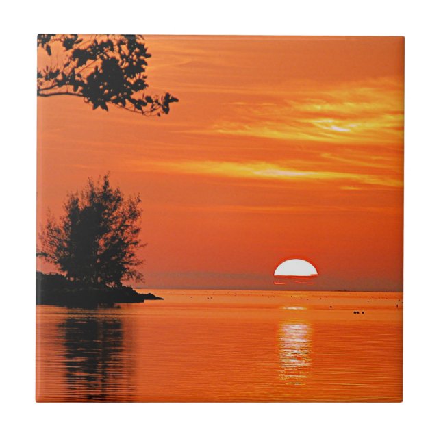 Pôr do sol em Key West, FL (Frente)