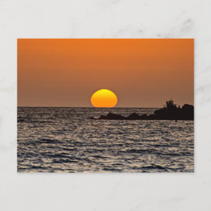 Pôr do sol em Paphos, Chipre (2532) Cartão postal