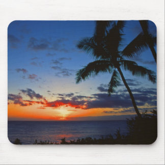 Por do sol havaiano Mousepad