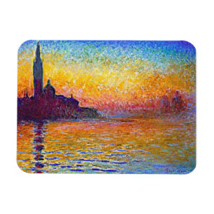 Por do sol ímã de Veneza, Italia