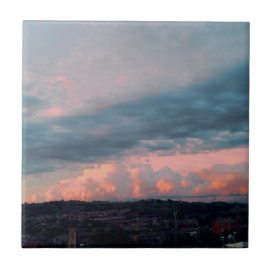 Por do sol majestoso em Wales