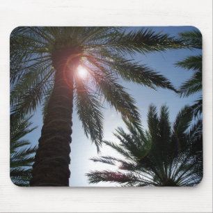Por do sol Mousepad da palmeira de Los Angeles