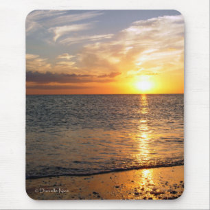 Por do sol Mousepad de agosto
