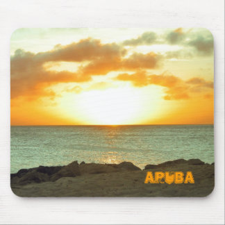 Por do sol Mousepad de Aruba