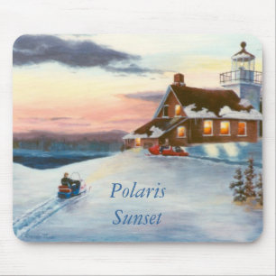 Por do sol Mousepad do Polaris