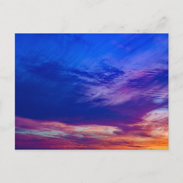 pôr do sol na praia 3 cartão postal (Frente)