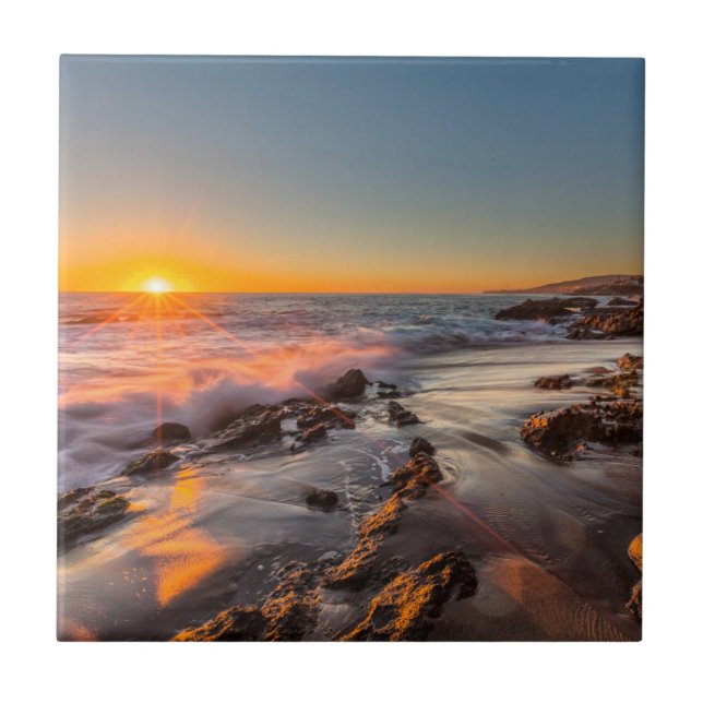 Pôr do sol na Praia Victoria (Frente)