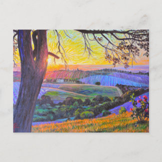 Pôr do sol no cartão postal de Peachy Canyon