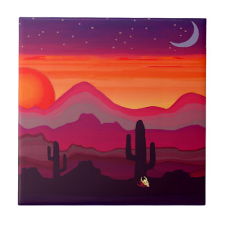 Pôr do sol no deserto do Arizona