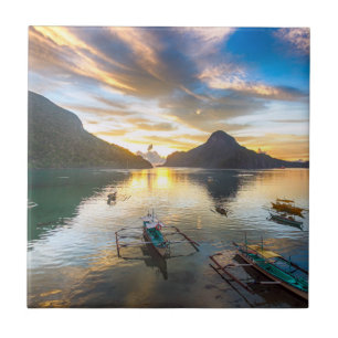 Por do sol no EL Nido