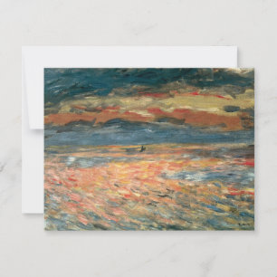 Pôr do sol no mar de Pierre Renoir, Arte Fino Anti