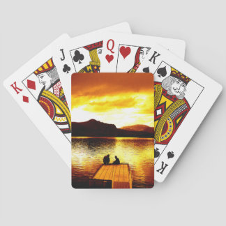 Pôr do Sol no Pier - Baralho de Cartas