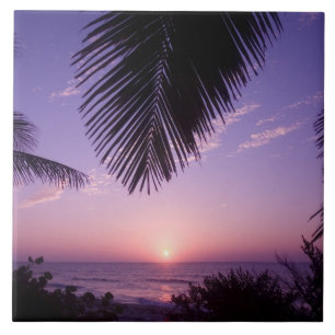 Pôr do sol no West End, Cayman Brac, Ilhas Cayman,