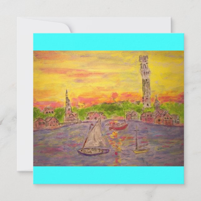 pôr do sol novo na inglaterra (Frente)