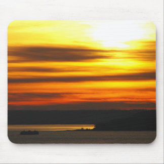 Por do sol sobre Puget Sound Mousepad
