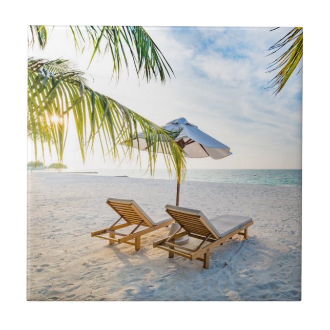 Por do sol surpreendente da praia (Frente)