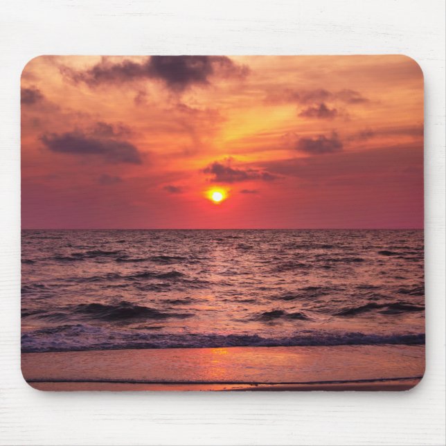 Pôr do sol tropical Nápoles, Flórida Mousepad (Frente)