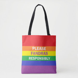Por Favor, Fandras, Responsavelmente, Tote Bag