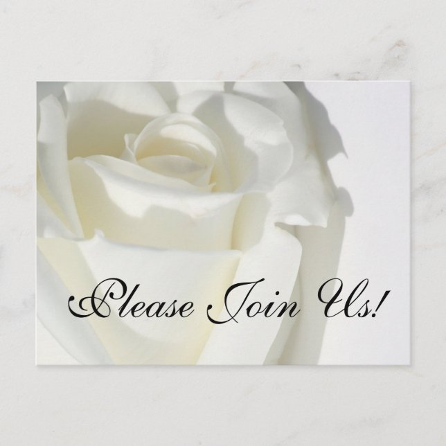 Por favor, Junte-se a Nós! Convite Cartão Postal (Frente)