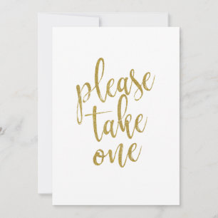 Por Favor, Leve Um Sinal de Casamento Acessível Do