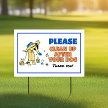 Por favor, pegue depois de seu cachorro