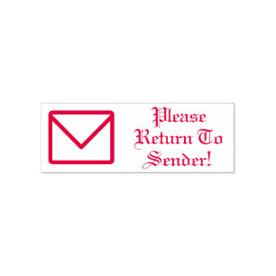 "Por Favor, Volte Ao Remetente!" Carimbo
