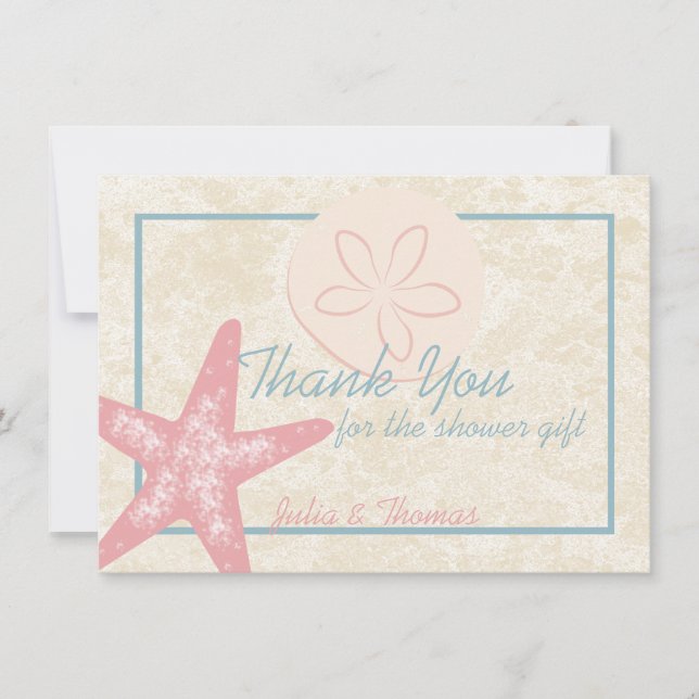 Por Mar Obrigado Cartão Plano (Frente)